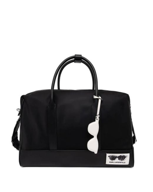 Karl Lagerfeld ボストンバッグ ブラック | Lyst