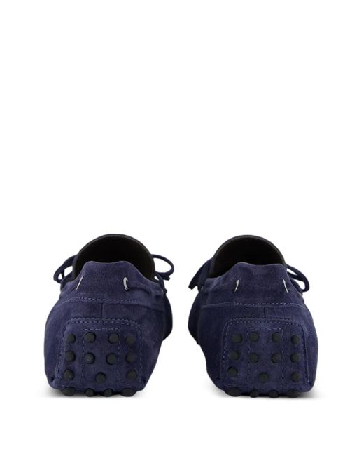 Aurélien Blue Suede Leather Loafers for men