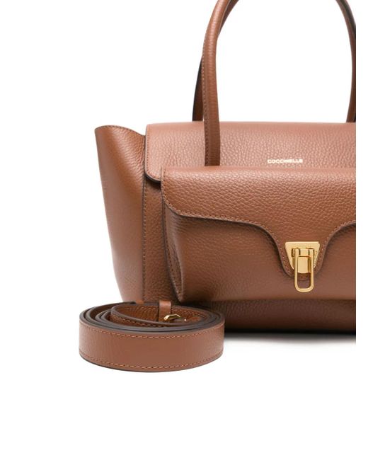 Coccinelle Brown Schultertasche mit Klappentasche
