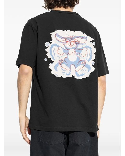 KENZO Black Cotton T-Shirt for men