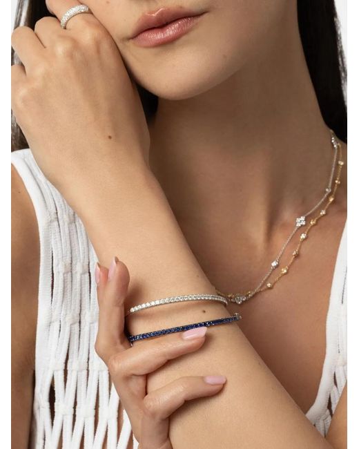 Kwiat White Stackable Sapphire Stackable Bangle