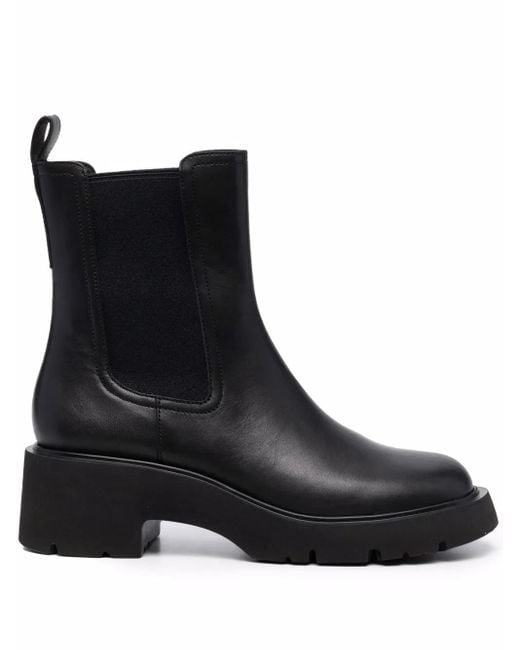 Camper Black Milah Mid-Heel Boots