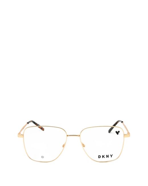 DKNY Natural Square-Frame Glasses
