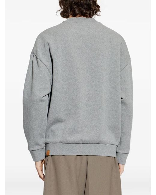 DARKPARK Gray Love Relaxed Sweater for men