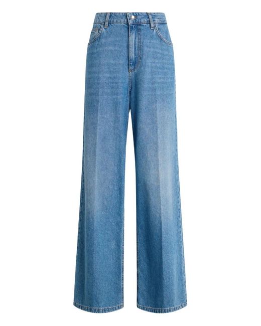 Liu Jo Blue High-Rise Flared Jeans