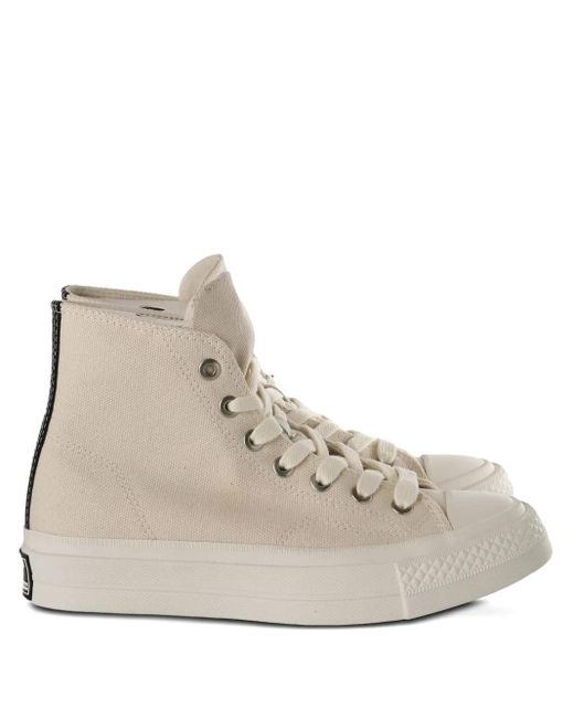 Converse Natural Star-Patch High-Top Sneakers