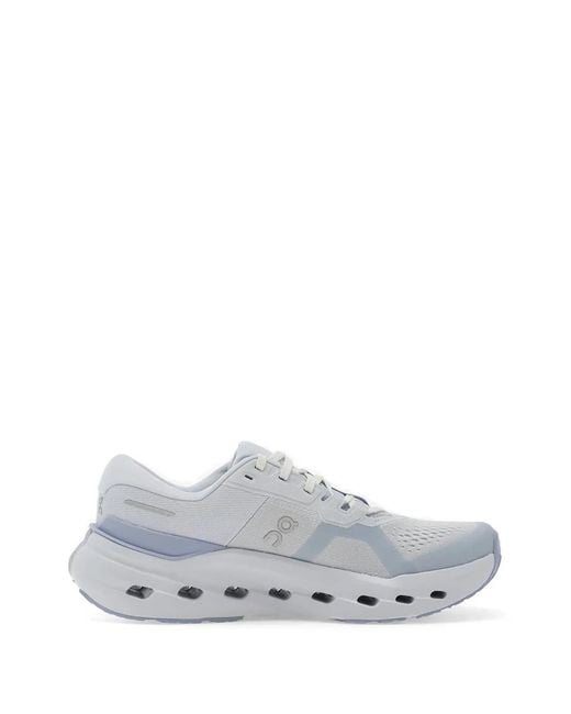 On Shoes White Cloudrunner 3 Sneakers