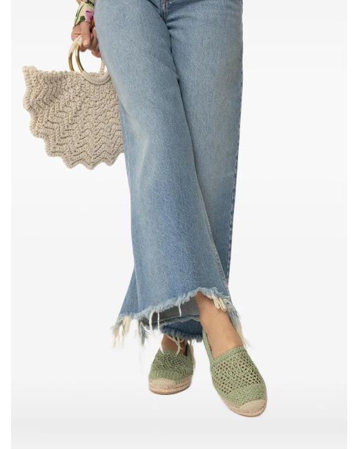 Chloé Green Isla Espadrilles