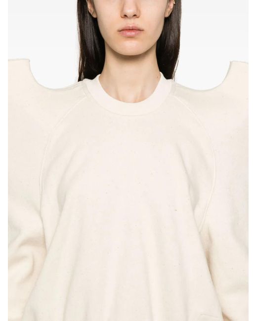 Rick Owens Natural Tecsweat Sweatshirt