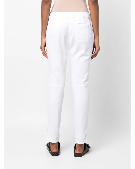 James Perse White Jersey Track Pants