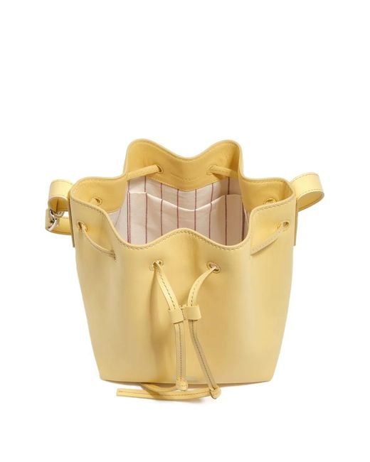 Bimba Y Lola Metallic Large Drawstring Bucket Bag
