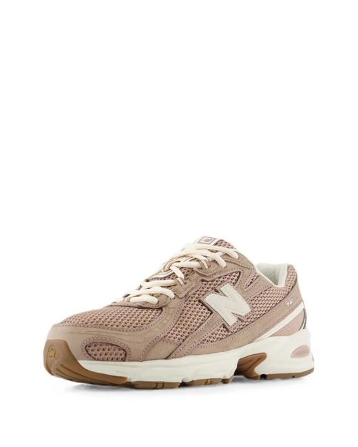 New Balance White 740 Shoes