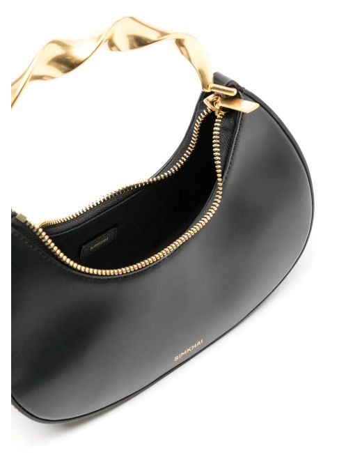 Jonathan Simkhai Black Nixi Leather Tote Bag