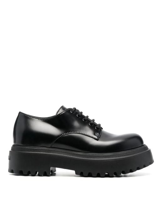 Le Silla Black Ranger Lace-up Brogues