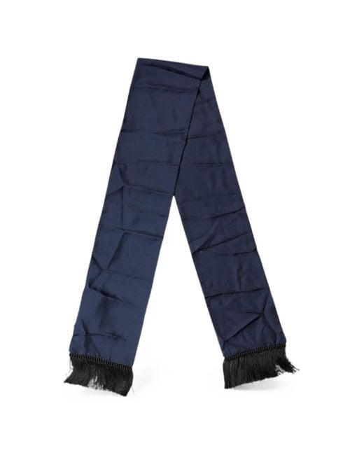 Sciarpa Con Frange di Dolce & Gabbana in Blue da Uomo