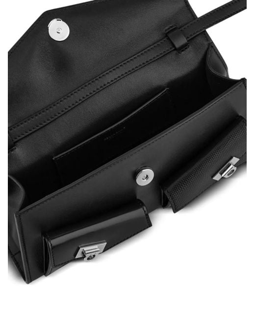 Ferragamo Black Mini Hug Schultertasche