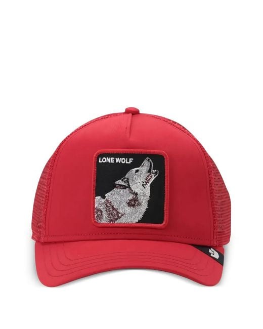 Goorin Bros Lone Wolf Baseballkappe Mit Patch in Red für Herren