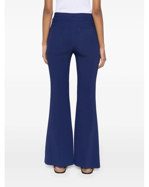 Etro Blue Flared Tailored Trousers