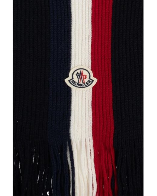 Moncler Black Scarfs for men