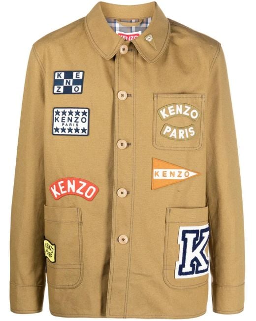 KENZO Metallic Sailor Cotton Jacket for men