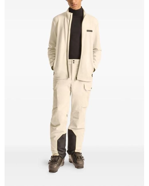 Fusalp White High-Neck Zip-Front Ski Jacket for men