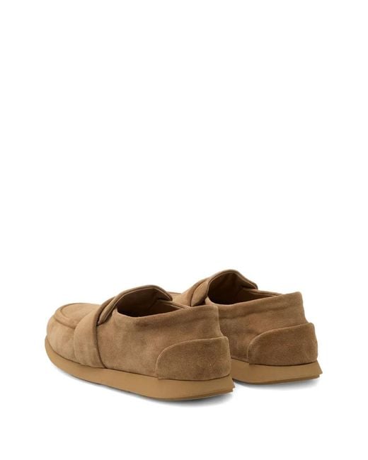 Marsèll Brown Suede Loafers for men
