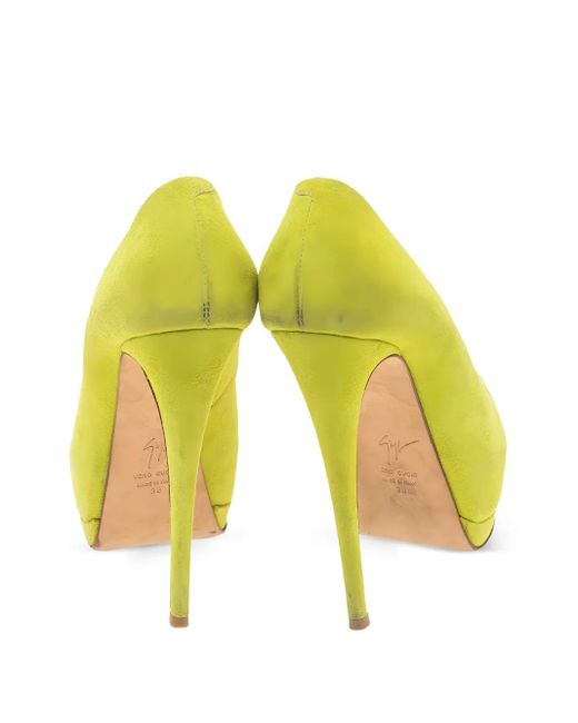 Giuseppe Zanotti プラットフォーム パンプス Yellow