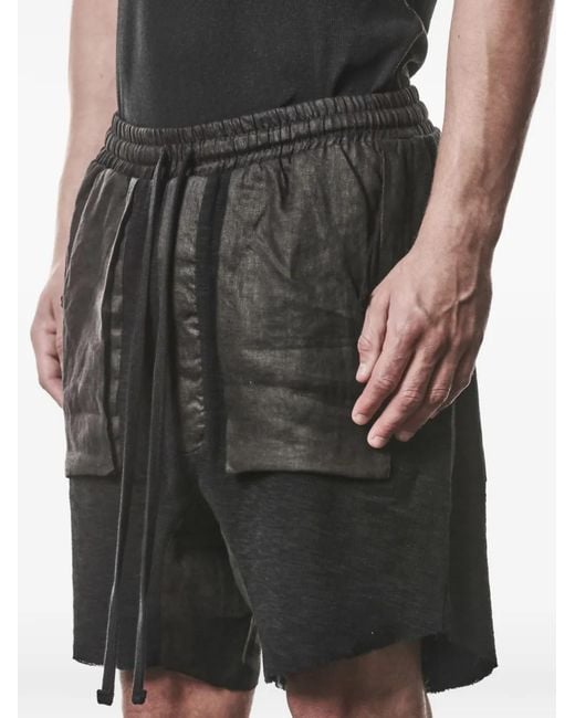 Thom Krom Black Short À Lien De Resserrage for men