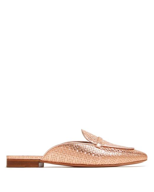 Malone Souliers Pink Berto Leather Mules