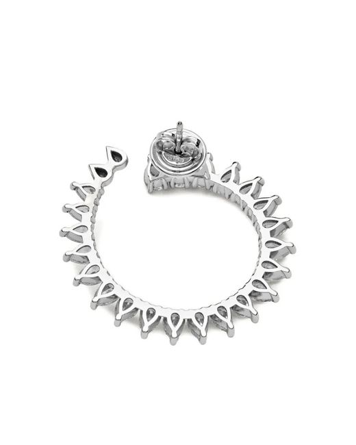 Jewels Aficionado White 18K Diamond Earrings