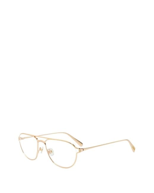 Jacquemus Natural Pilot-Frame Glasses