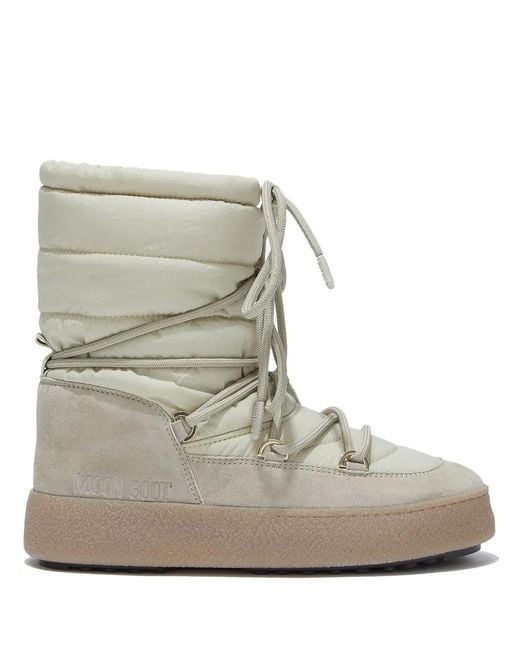 Moon Boot Gray Ltrack Suede Snow Boots