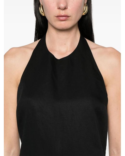 Twinset Black Halterneck Jumpsuit