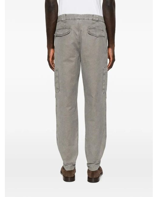 Brunello Cucinelli Gray Zip-Pocket Cargo Pants for men