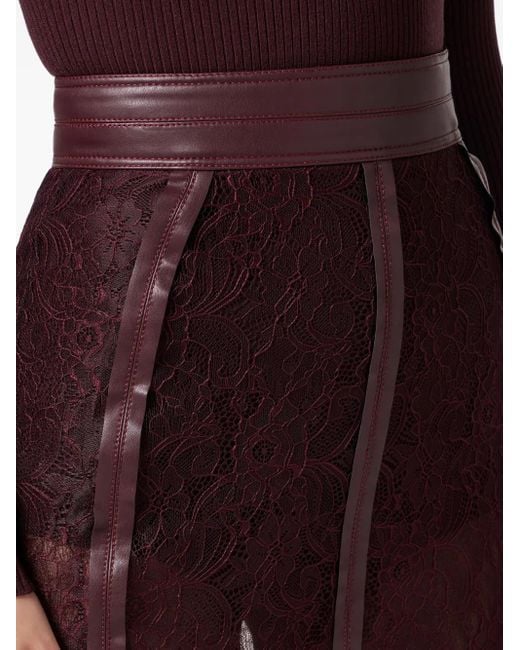 Gonna Midi di Elisabetta Franchi in Purple