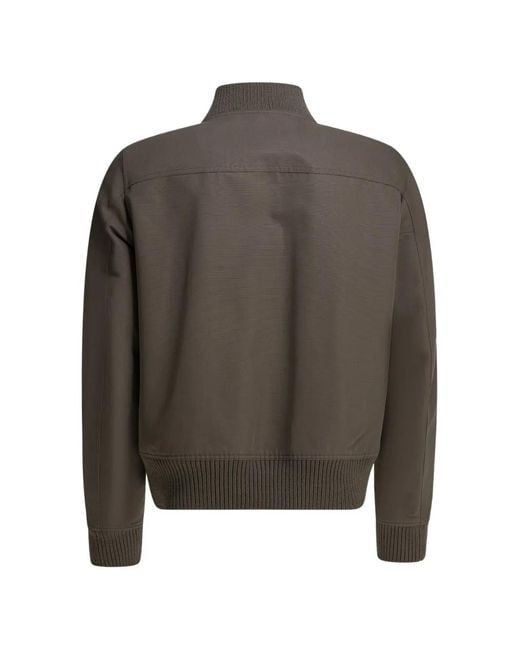 Rick Owens Brown Zip-Up Jacket for men