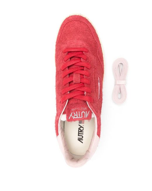Autry Pink Flat Low Shoes for men