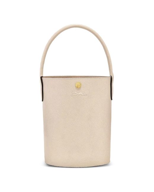 Longchamp Natural Small Épure Bucket Bag