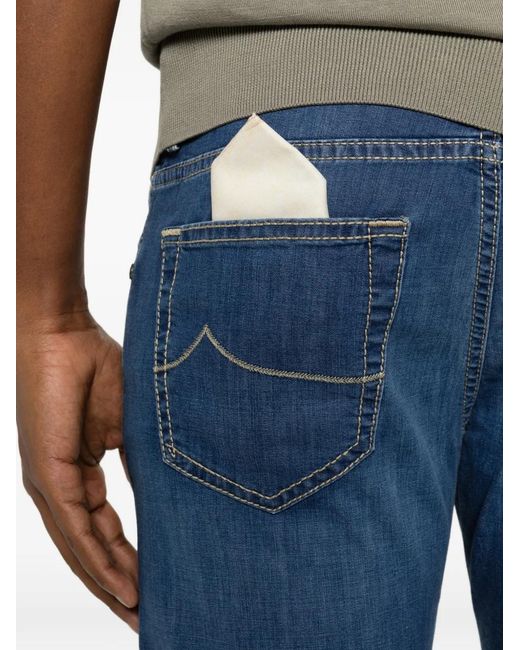 Jacob Cohen Blue Nick Five-Pocket Jeans for men