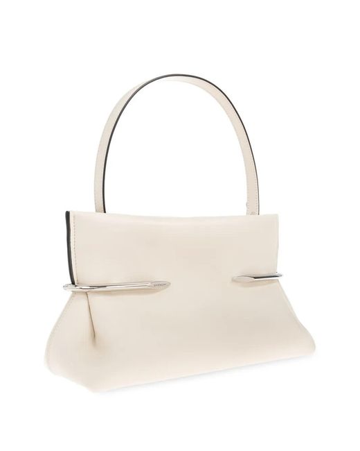 Givenchy Natural Metal-Detail Leather Tote Bag