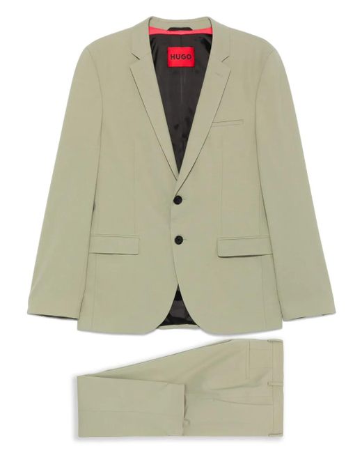 HUGO Green Single-Breasted Suit for men