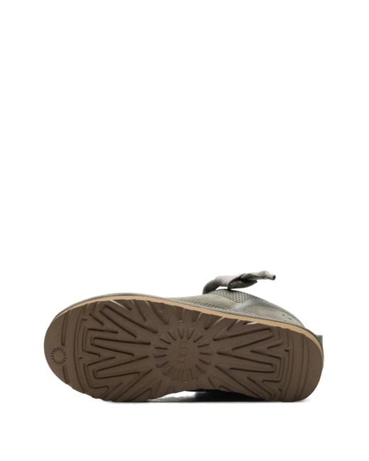 Ugg Gray Lowmel Lace-Up Sneakers