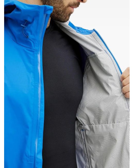 Helly Hansen Blue Loke Zip-Front Hooded Jacket for men