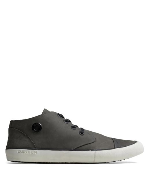 Osklen Gray Oxford Oil Boots for men