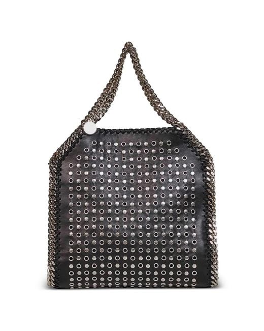 Stella McCartney Black Falabella Studded Shoulder Bag