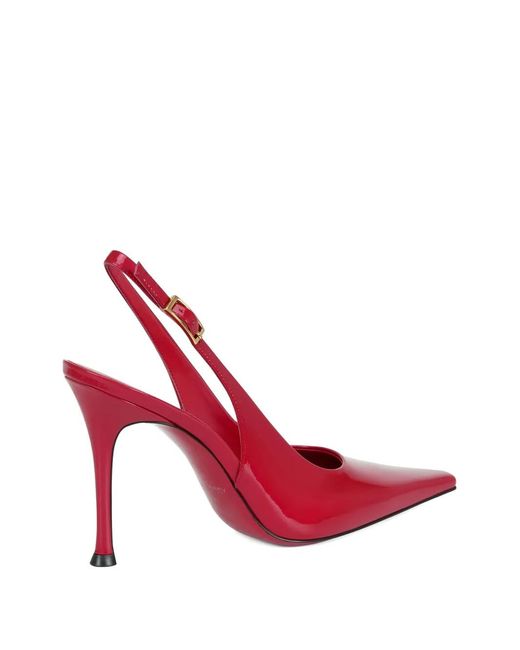 POTAMY Pink Slingback Point-Toe Pumps