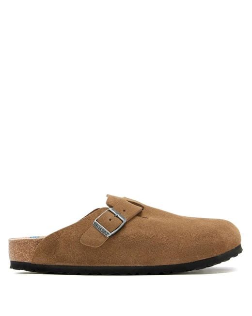 Birkenstock Brown Boston Slippers
