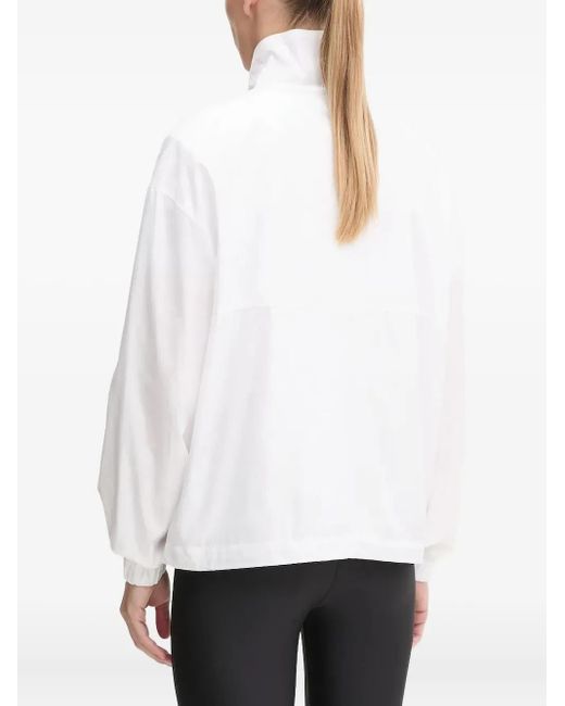 Guess White Zip-Front Jacket