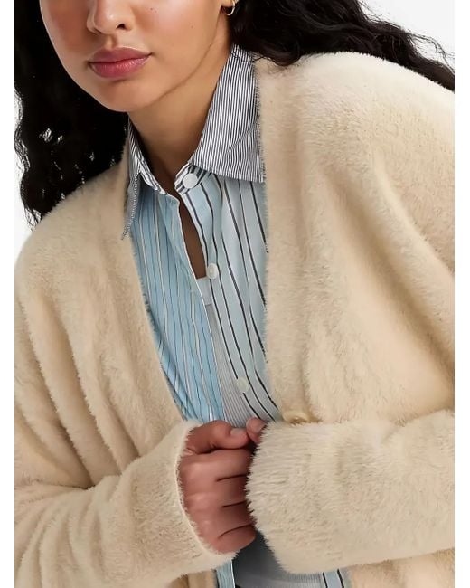 Levi's Natural Cardigan mit V-Ausschnitt