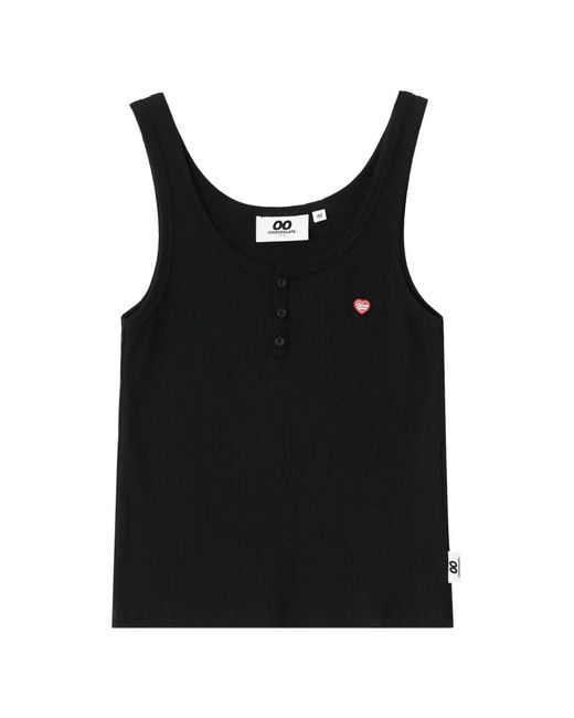 Chocoolate Black Débardeur À Détails De Boutons Décoratifs